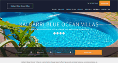 Desktop Screenshot of blueoceanvillas.com.au