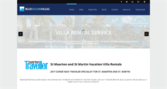 Desktop Screenshot of blueoceanvillas.com